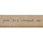 Ryszard Winiarski (1936 Lwów - 2006 Warszawa), Game 9 x 9, 1979