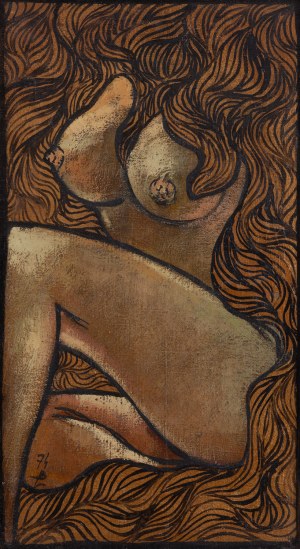 Benon Liberski (1926 Łódź - 1983 Łódź), Nude, 1974