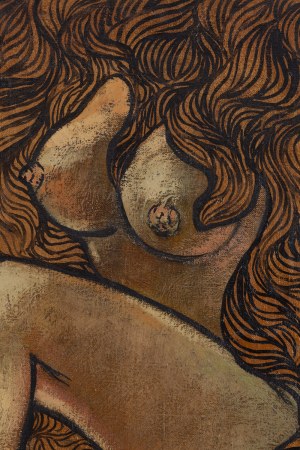 Benon Liberski (1926 Łódź - 1983 Łódź), Akt, 1974