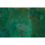 Ryszard Zając (1929 Kosów - 2016 Warsaw), Nude (green), 1966