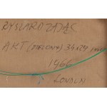Ryszard Zając (1929 Kosów - 2016 Warsaw), Nude (green), 1966