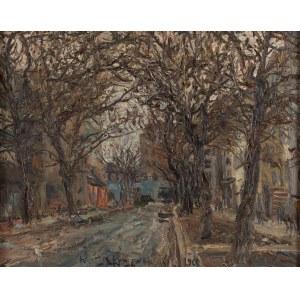Włodzimierz Zakrzewski (1916 Saint-Pétersbourg - 1992 Varsovie), Varsovie. Rue Narbutta, 1965