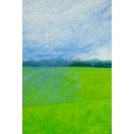Agnieszka Niziurska (geb. 1955, Warschau), Grüne Vertikale, 2023
