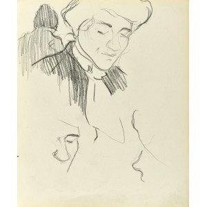 Stanisław KAMOCKI (1875-1944), Szkice twarzy kobiety, V 1903