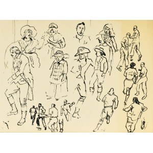 Ludwik MACIĄG (1920-2007), Szkice różne postaci