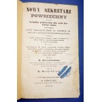Korzeniowski NOWY SEKRETARZ POWSZECHNY- WZORY LISTÓW, WROCŁAW 1843