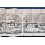 Guida di Varsavia e dintorni per il 1873/4 con mappe della città, mappe ferroviarie e xilografie