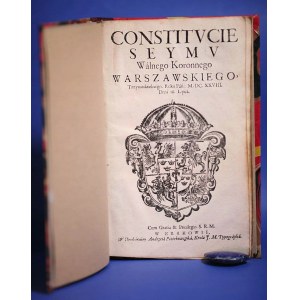 Constuticie of the Crown Seym 1628