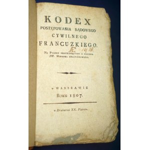 1807 Občanský soudní řád