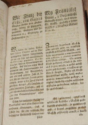 LARGE BOOK WITH DOCUMENTS Bohemia 1808-1825