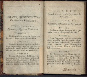 THE CONSTITUTIONAL ACT OF THE KINGDOM OF POLAND 1816 Journal of Laws No. 1