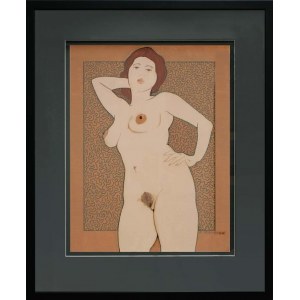 Henryk Płóciennik, Akt s pozadím od Władysława Strzemińského, 1980