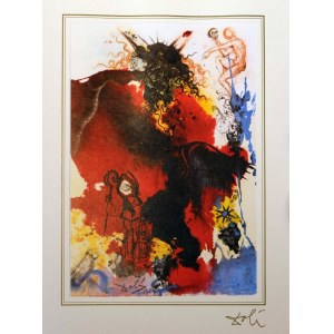 Salvador Dalí, Mattew 4 z portfólia 40 obrazov Biblie
