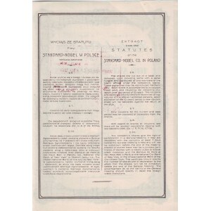 Standard-Nobel w Polsce, akcja V emisji na 100 akcji po 100 zł z 1936 r.
