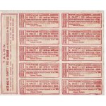 DRATT R. i Spółka, Fabryka w Chełmie, blankiet 10 akcji III emisji na 1000 zł, Chełm 1932 r.