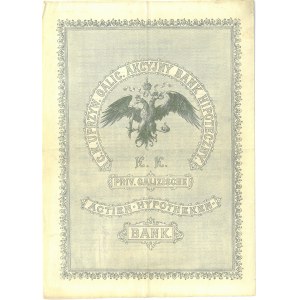 Akcyjny Bank Hipoteczny, 4 % List Hipoteczny na 1000 koron, Lwów (1905) r.