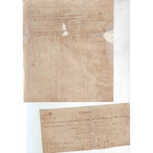 Zestaw 3 dokumentów na Oleszkowskiego, 1916