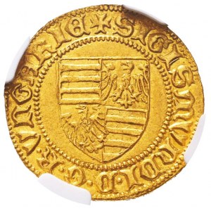 Hungary - Sigismund (1387 - 1437) Goldgulden Kaschau