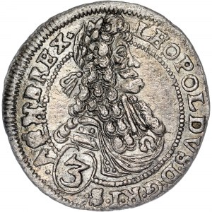 House of Habsburg - Leopold I. (1657-1705) 3 Kreuzer 1697 Pressburg