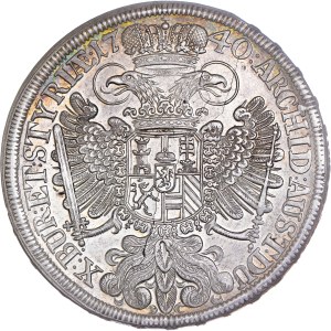 Karl VI. (1711-1740) Thaler 1740 Graz