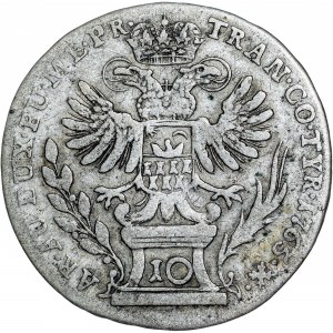 Maria Theresia (1740-1780) 10 Kreuzer 1765 Karlsburg
