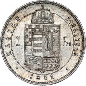 House of Habsburg - Franz Joseph I. (1848-1916) Forint 1881 KB
