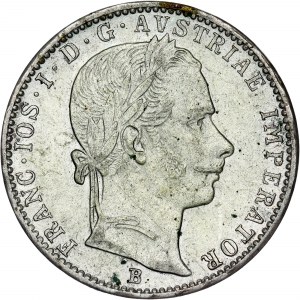 House of Habsburg - Franz Joseph I. (1848-1916) ¼ Gulden 1860 B