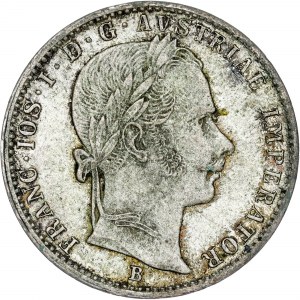 House of Habsburg - Franz Joseph I. (1848-1916) ¼ Gulden 1860 B