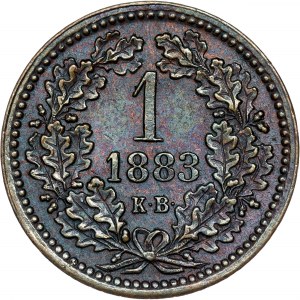 Franz Joseph I. (1848-1916) Kreuzer 1883 KB