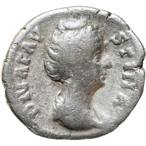 Rome - Diva Faustina I Denarius Rome after 141, AR