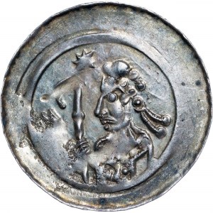 GERMANY, Selz (Abtei). temp. Heinrich VI. (1169-1197) AR Pfennig