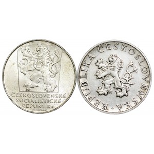 Czechoslovakia - 10, 25 Korun - 2 pcs