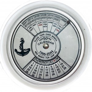 Congo 10 Francs 1995 Calendar Coin