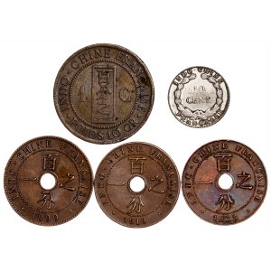 Francia - Indo Chine LOT - 5 pz.