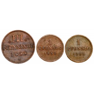German States - LOT - 3 pcs