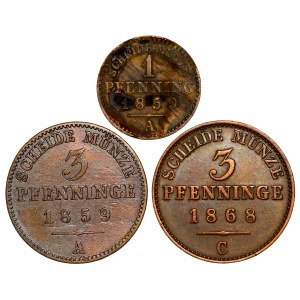 German States - LOT - 3 pcs