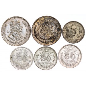 Mexiko - LOT - 6 ks