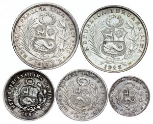 Peru - LOT - 5 pcs