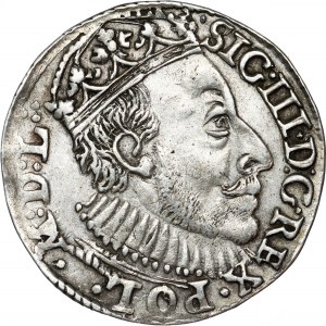 Poland - Sigismund III Vasa Groschen (Trojak) 1588 ID