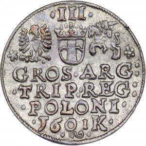 Poland - Sigismund III Vasa Groschen (Trojak) 1601 K