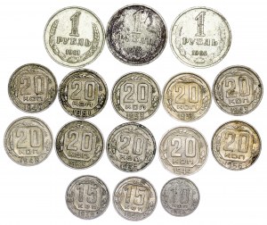 Russia - C.C.C.P. - Rouble, Kopecks LOT