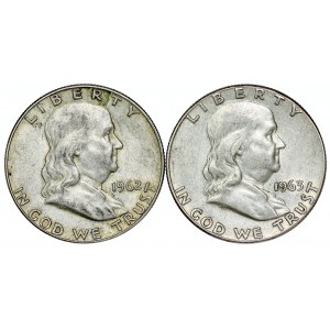 United States - 1962, 1963 Half Dollar