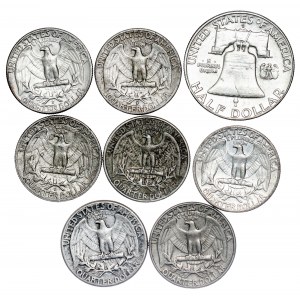 United States - Half and Quarter Dollar LOT