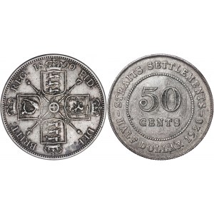 Great Brittain - 2 Pieces Counterfeit Coin