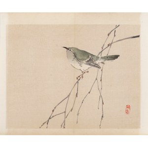 Kōno Bairei (1844-1895), published by Yamada Shinzaburo, Bird, Kyoto, 1913.