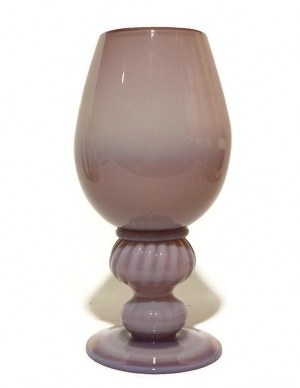 KIELICH milky purple Cracow Glass Institute