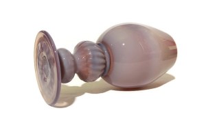 KIELICH milky purple Cracow Glass Institute
