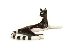 LYING CAT [1958] ĆMIELÓW Mieczysław NARUSZEWICZ (1923-2006)