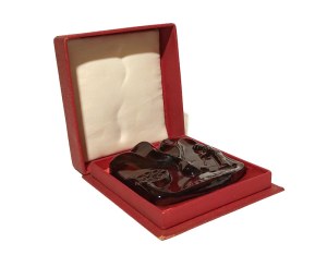 VITROPOL [UNITED AGRICULTURAL AND TECHNICAL GLASS SHOPS] BOGDAN KUPCZYK (?) PLACETTE in a box