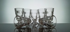SET OF 7 GROG POKALS HYDRANGEA 1936/153